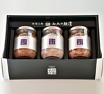 甘えびの糀漬といかのもろみ漬のとたらこの糀漬の3本セット