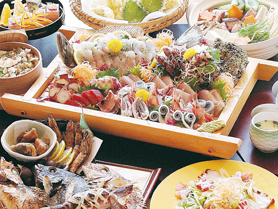 お料理 日本海で獲れた新鮮魚介を満喫！
