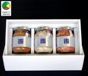 名立の糀漬 3本セット(甘えびの糀漬・いかのもろみ漬・銀鮭の糀漬)